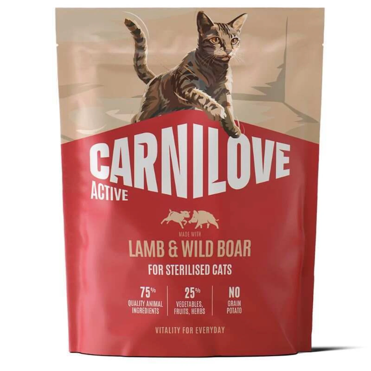 Carnilove Cat Sterilised для стерилізованих котів з ягнятиною та диким кабаном