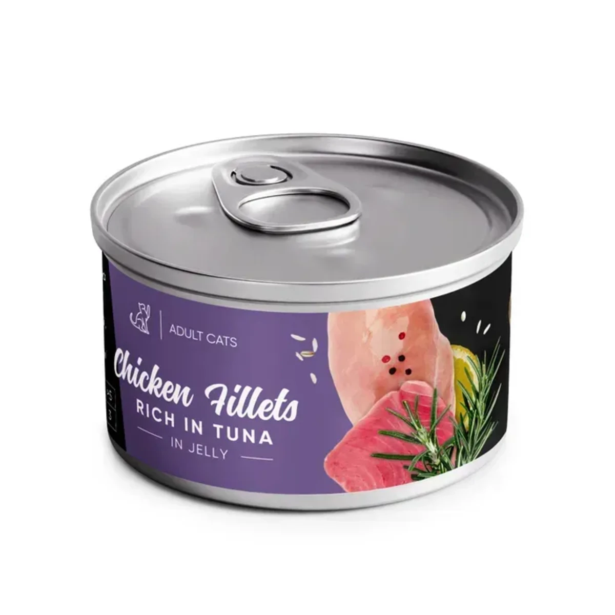 Корм вологий Savory Chicken Fillets rich in Tuna in Jelly for Adult Cats філе курки з тунцем в желе для дорослих котів, 70 г — зображення 1