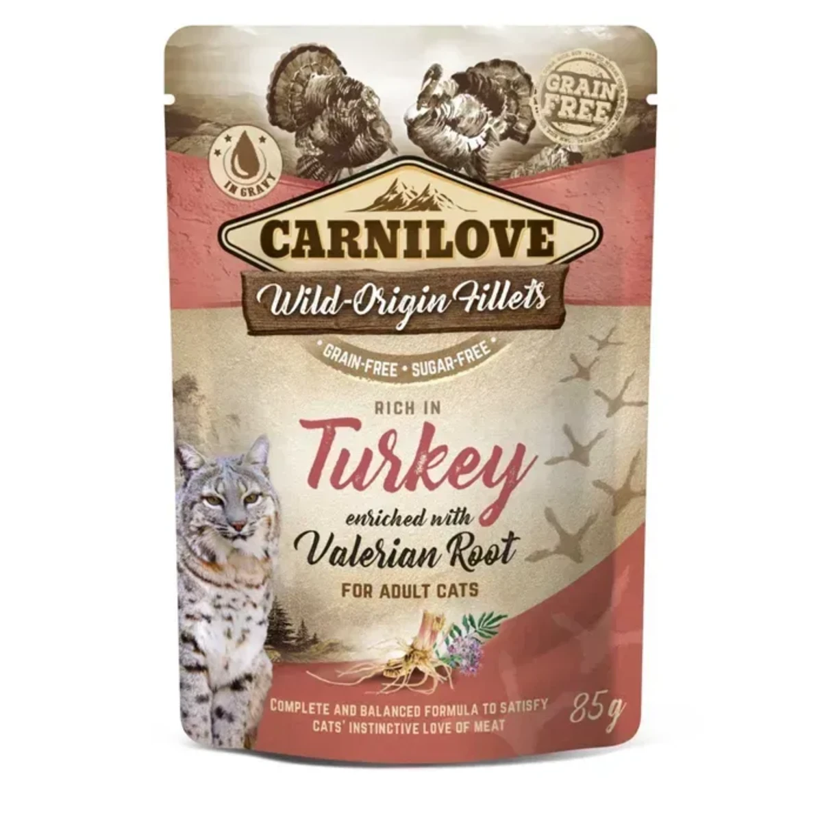 Корм вологий Carnilove Turkey with Valerian д/котів індичка і валеріана