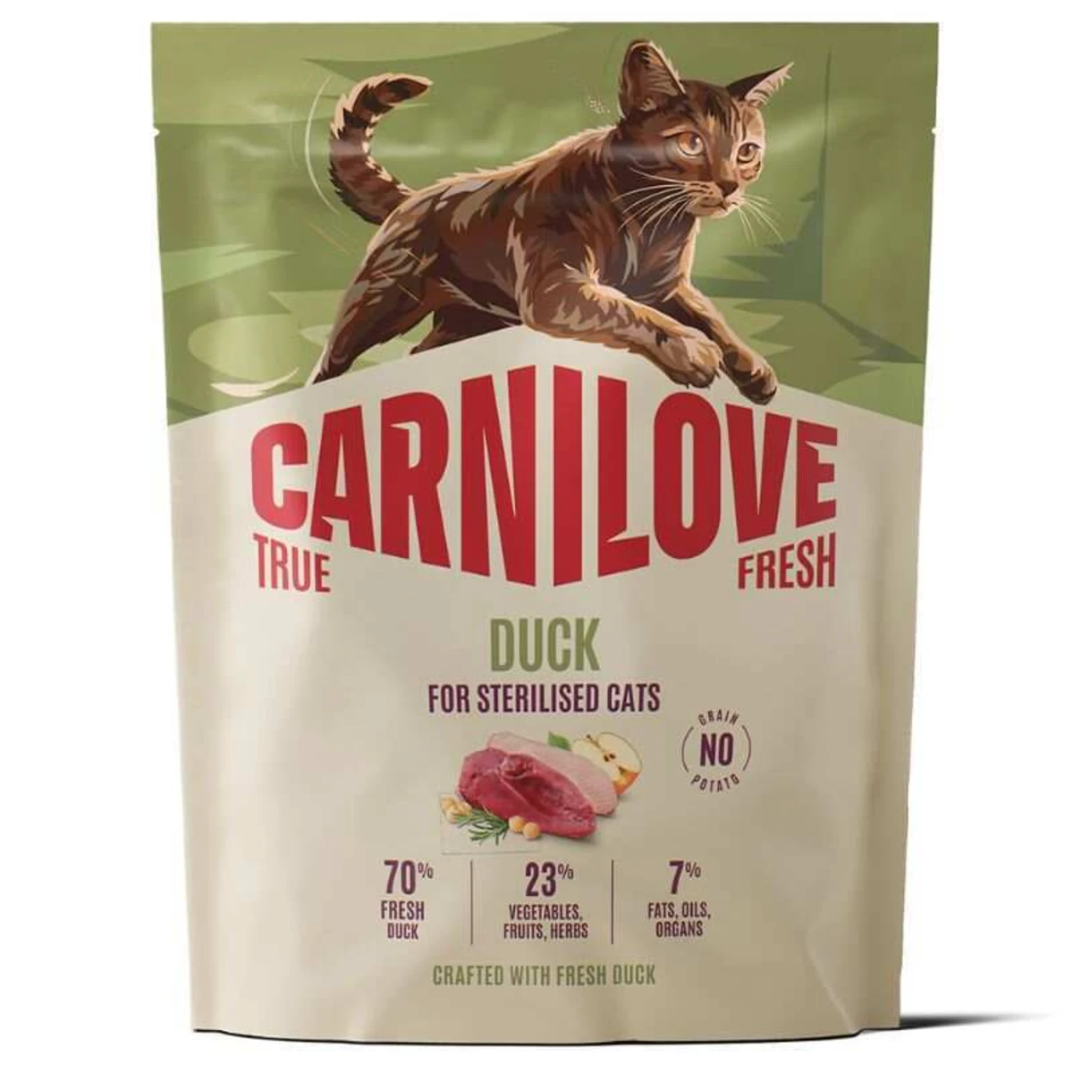 Carnilove True Fresh Duck Sterilised для стерилізованих котів з качкою