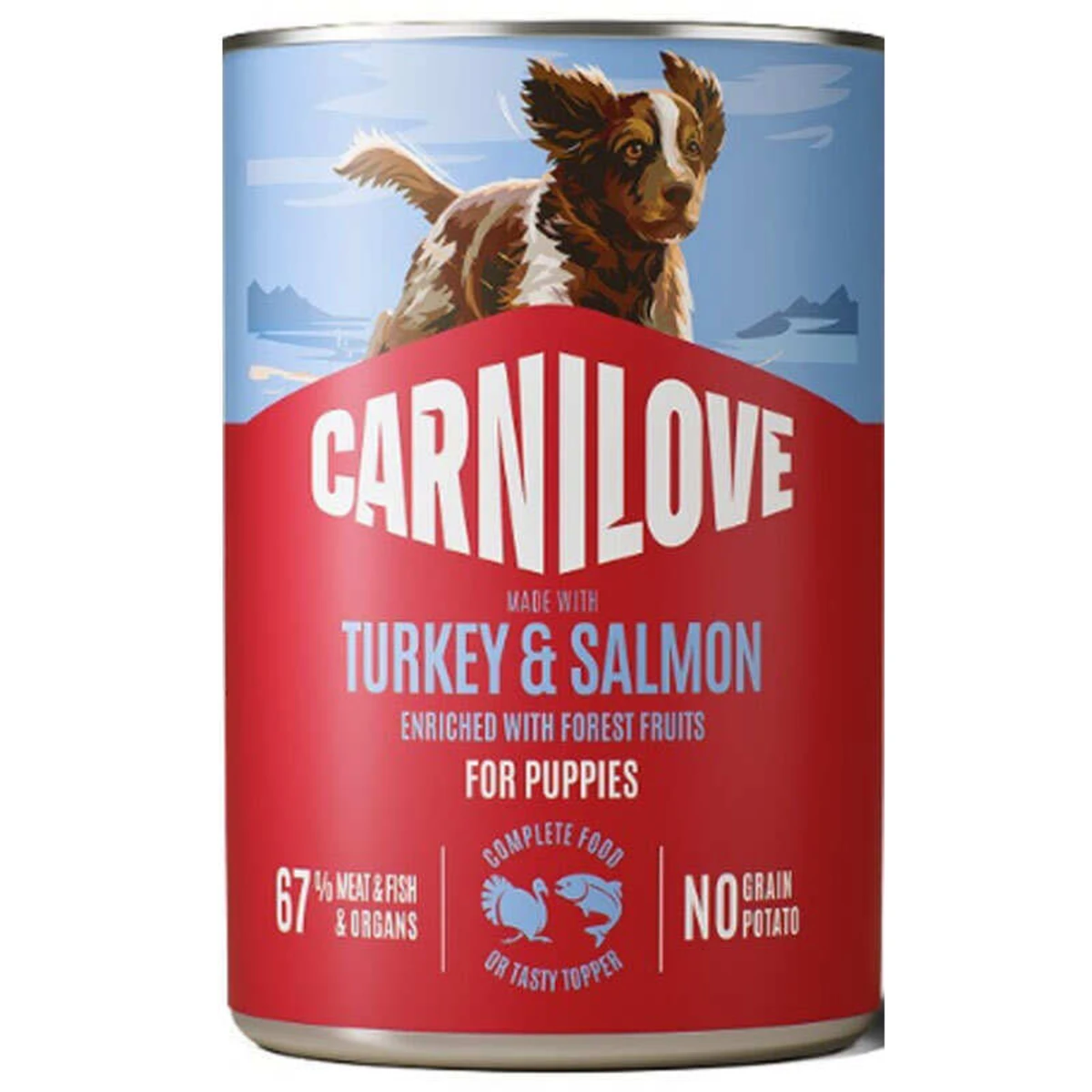 Корм вологий Carnilove Salmon & Turkey для цуценят паштет лосось та індичка — зображення 1