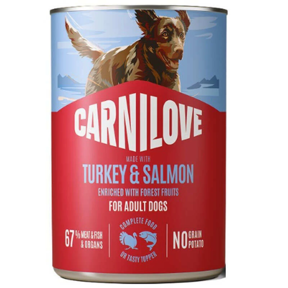 Корм вологий Carnilove Salmon & Turkey для собак паштет лосось та індичка — зображення 1