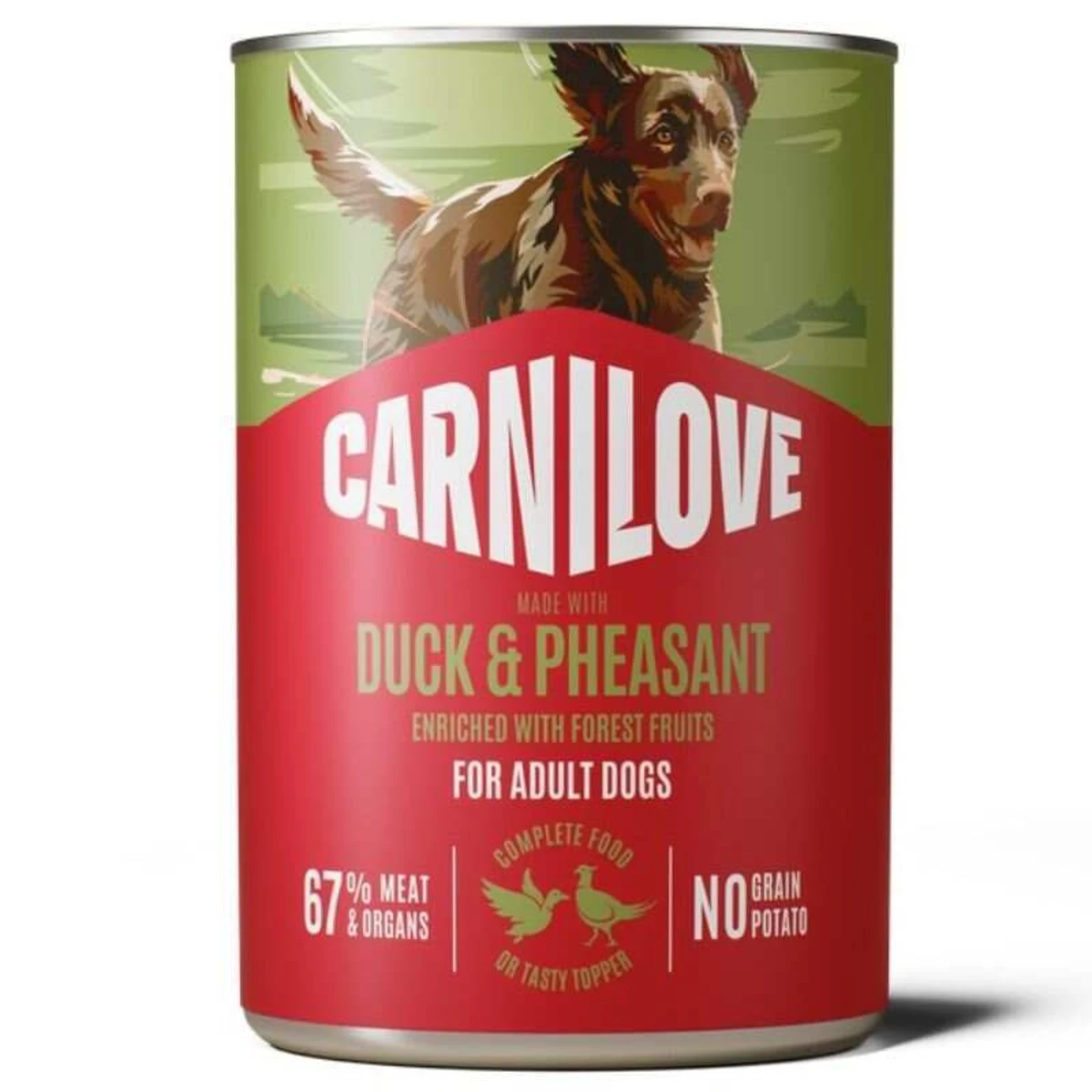 Корм вологий Carnilove Duck & Pheasant для собак паштет качка і фазан