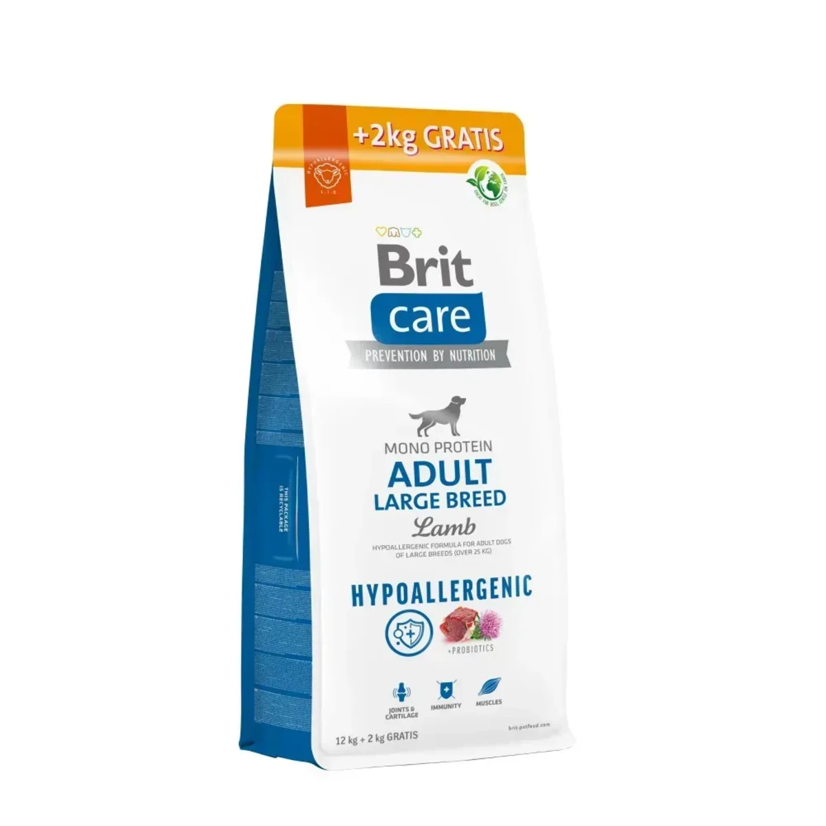 Корм сухий Brit Care Dog Hypoallergenic Adult Large Breed для дорослих собак великих порід гіпоалергенний з ягням — зображення 1