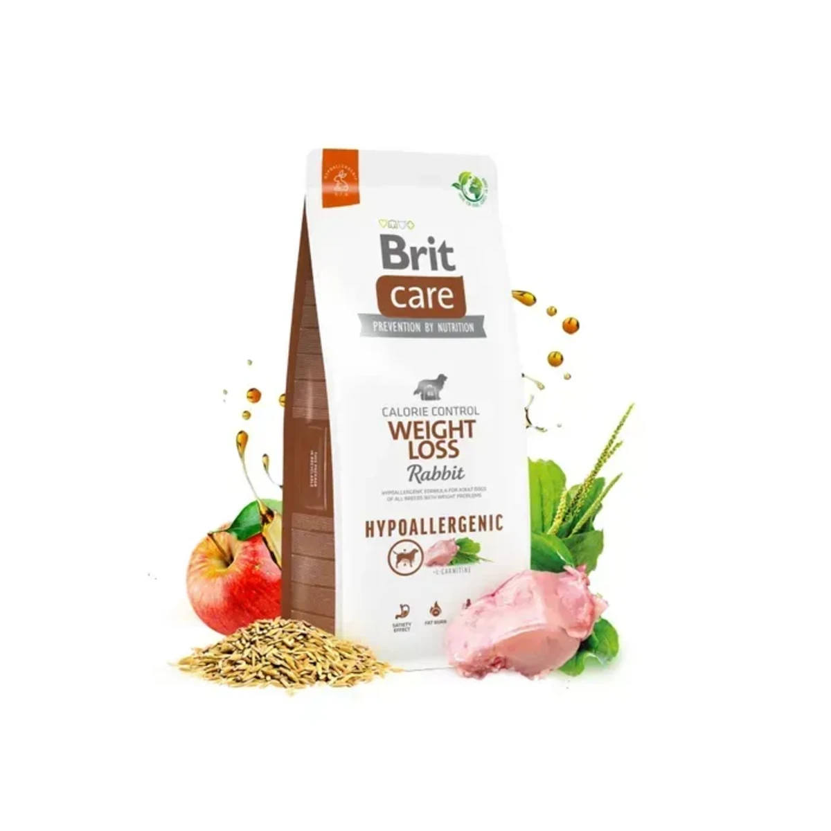 Корм сухий Brit Care Dog Hypoallergenic Weight Loss для собак із зайвою вагою гіпоалергенний з кроликом — зображення 1