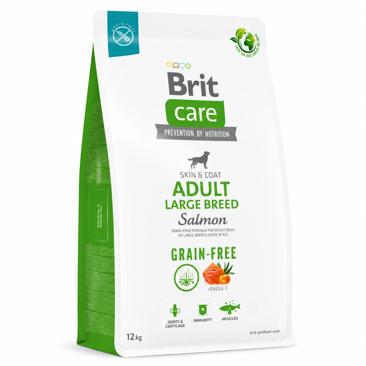 Корм сухий Brit Care Dog Grain-free Adult Large Breed для дорослих собак великих порід беззерновий з лососем — зображення 1