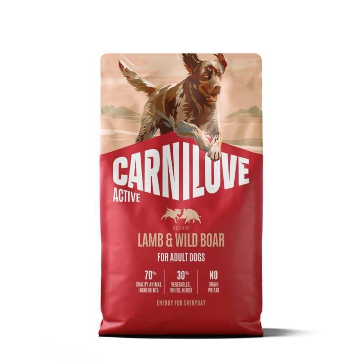 Корм сухий Carnilove Active Lamb & Wild Boar для собак з ягням і диким кабаном — зображення 1