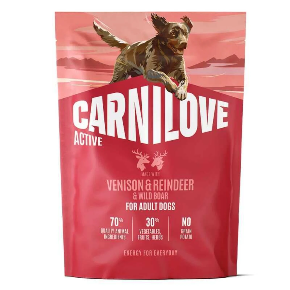 Корм сухий Carnilove Active Venison & Reindeer & Wild Boar Active Adults для активних cобак з олениною і диким кабаном