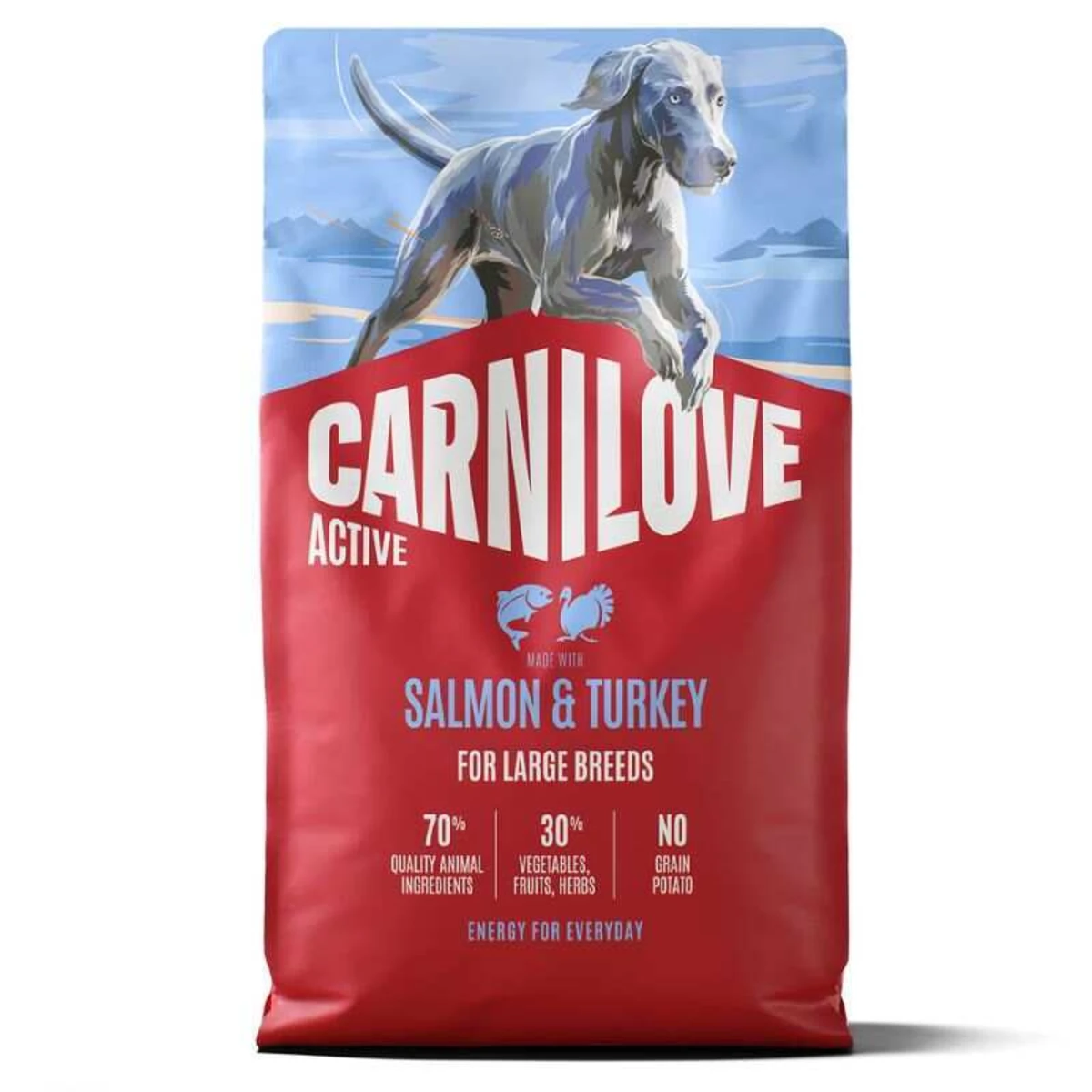 Корм сухий Carnilove Active Salmon & Turkey Large Breed для cобак великих порід з лососем та індичкою