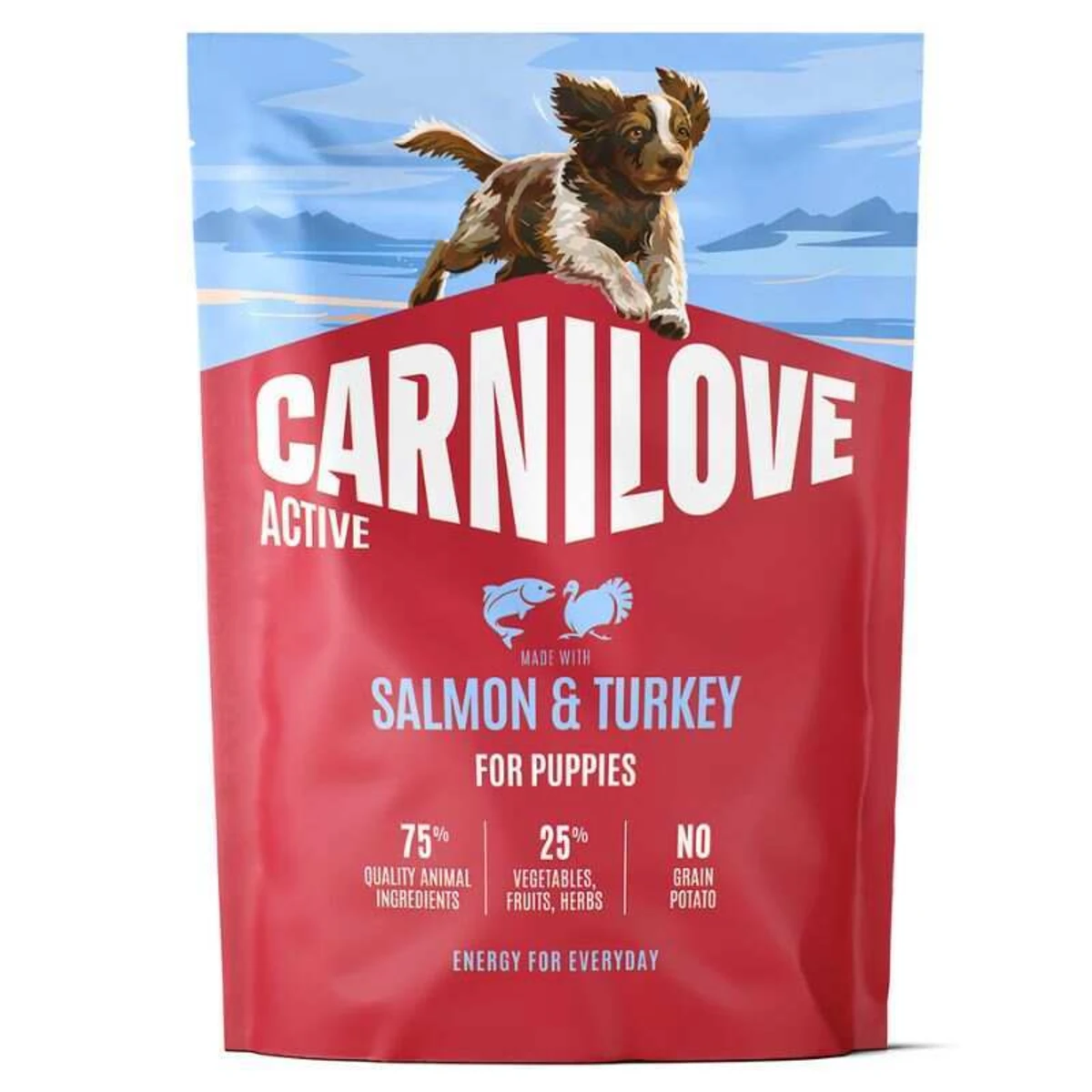 Корм сухий Carnilove Active Salmon & Turkey Puppy для цуценят з лососем та індичкою