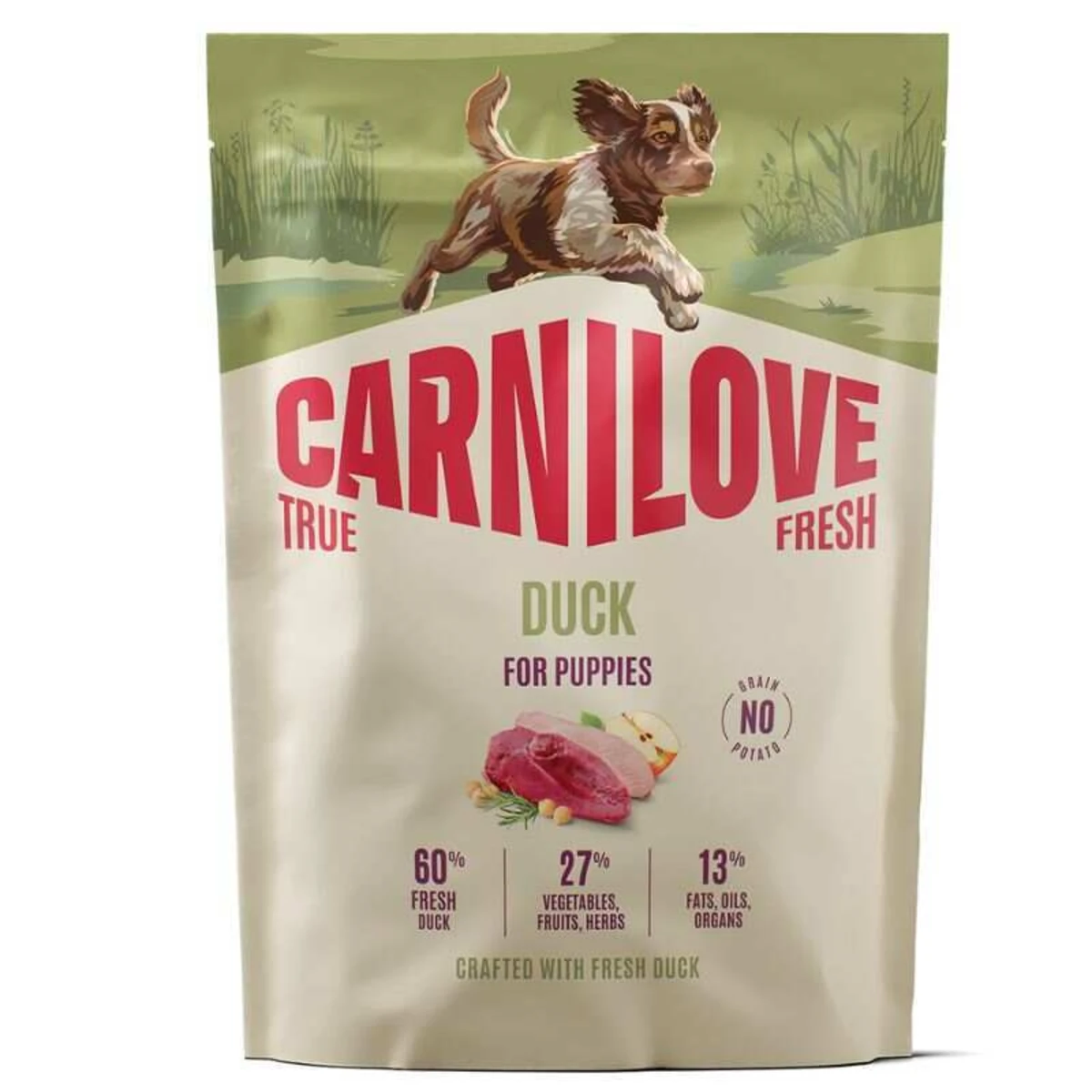 Корм сухий Carnilove True Fresh Puppy для цуценят з качкою
