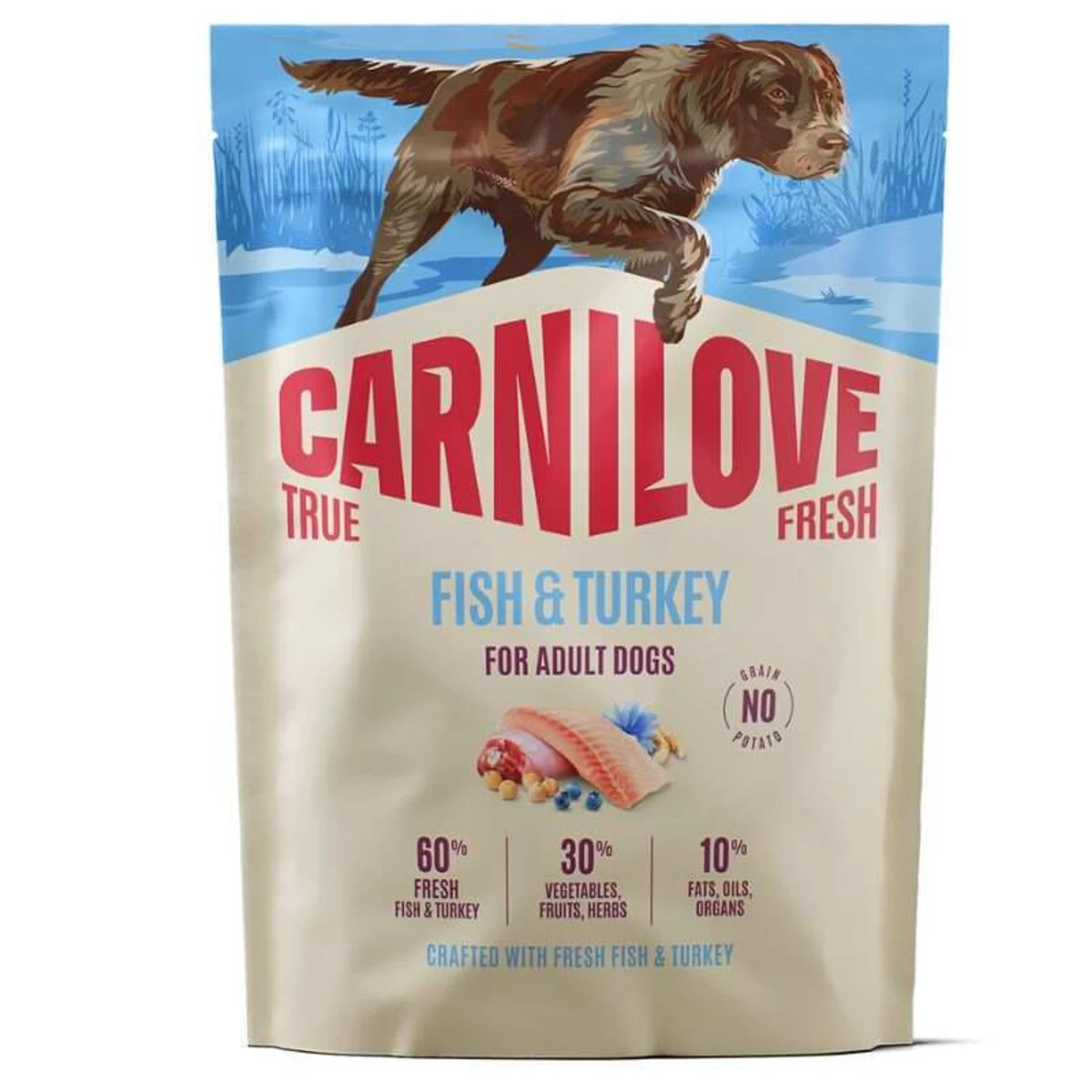 Корм сухий Carnilove True Fresh Fish & Turkey для cобак з рибою та індичкою