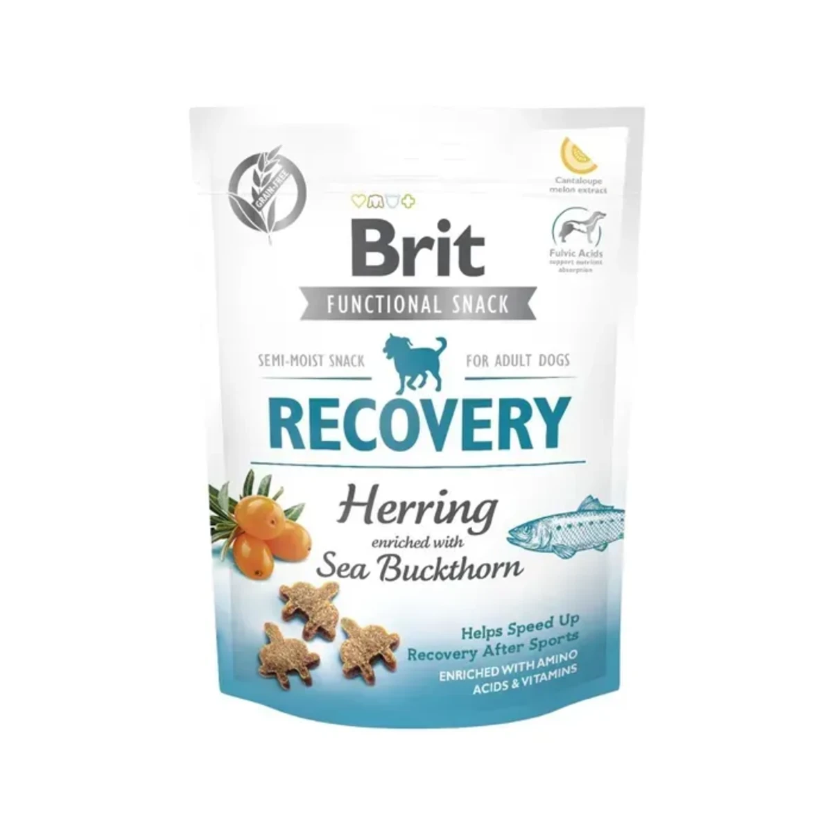 Ласощі Brit Care Functional Snack Recovery Herring для собак, напіввологі, для відновлення з оселедцем 150 г — зображення 1