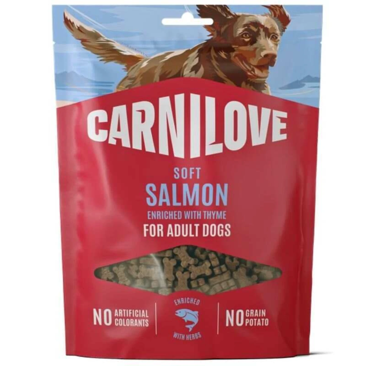Ласощі Carnilove Soft Snack Salmon with Thyme для собак лосось і чебрець