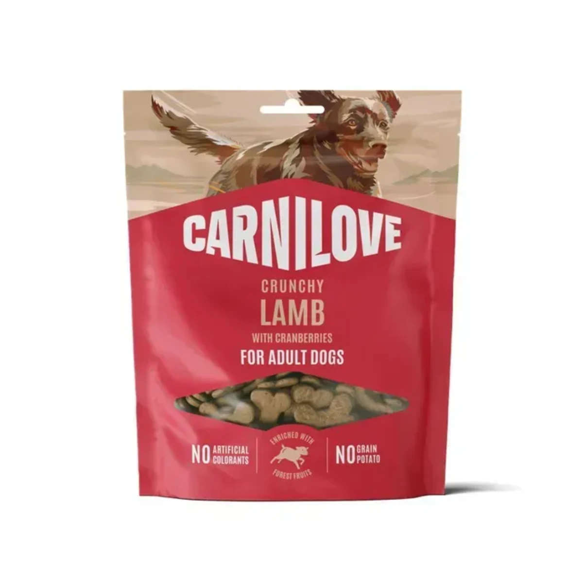 Ласощі Carnilove Crunchy Snack Lamb with Cranberries для собак ягня і журавлина