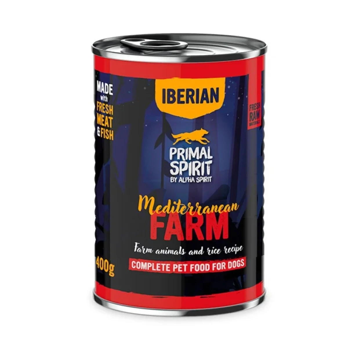 Вологий корм для собак Primal Spirit Mediterranean Farm з куркою, 400 г — зображення 1