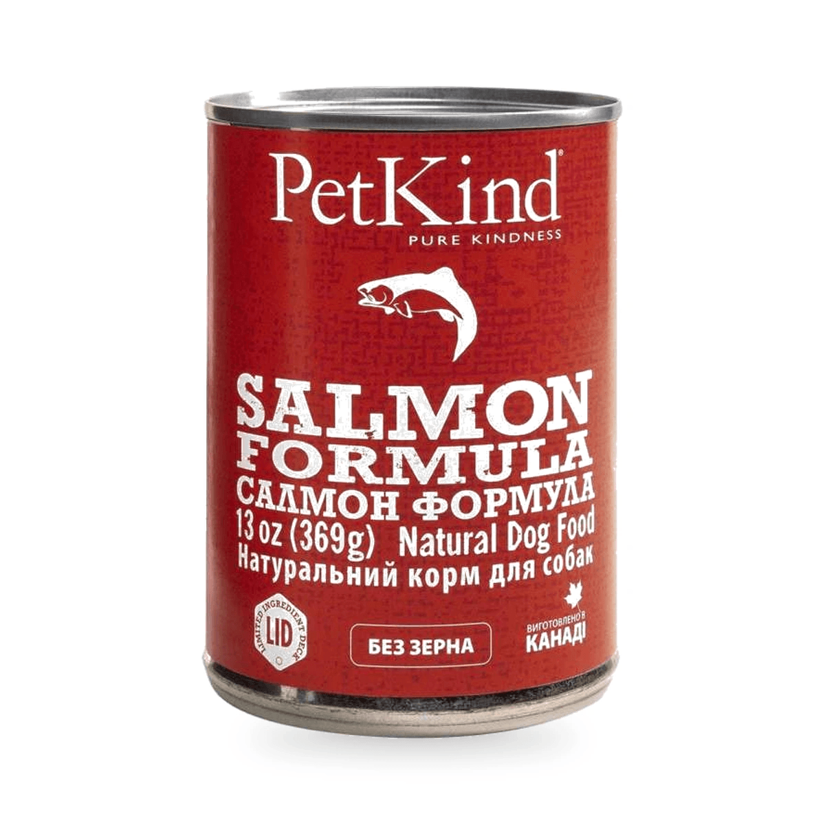 Консерва для собак PetKind Salmon Formula з лососем, 369 г