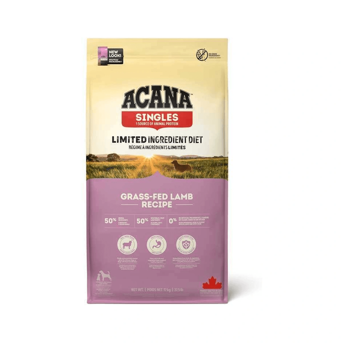 Сухий корм для собак усіх порід з чутливим травленням Acana Grass-Fed Lamb з ягнятиною