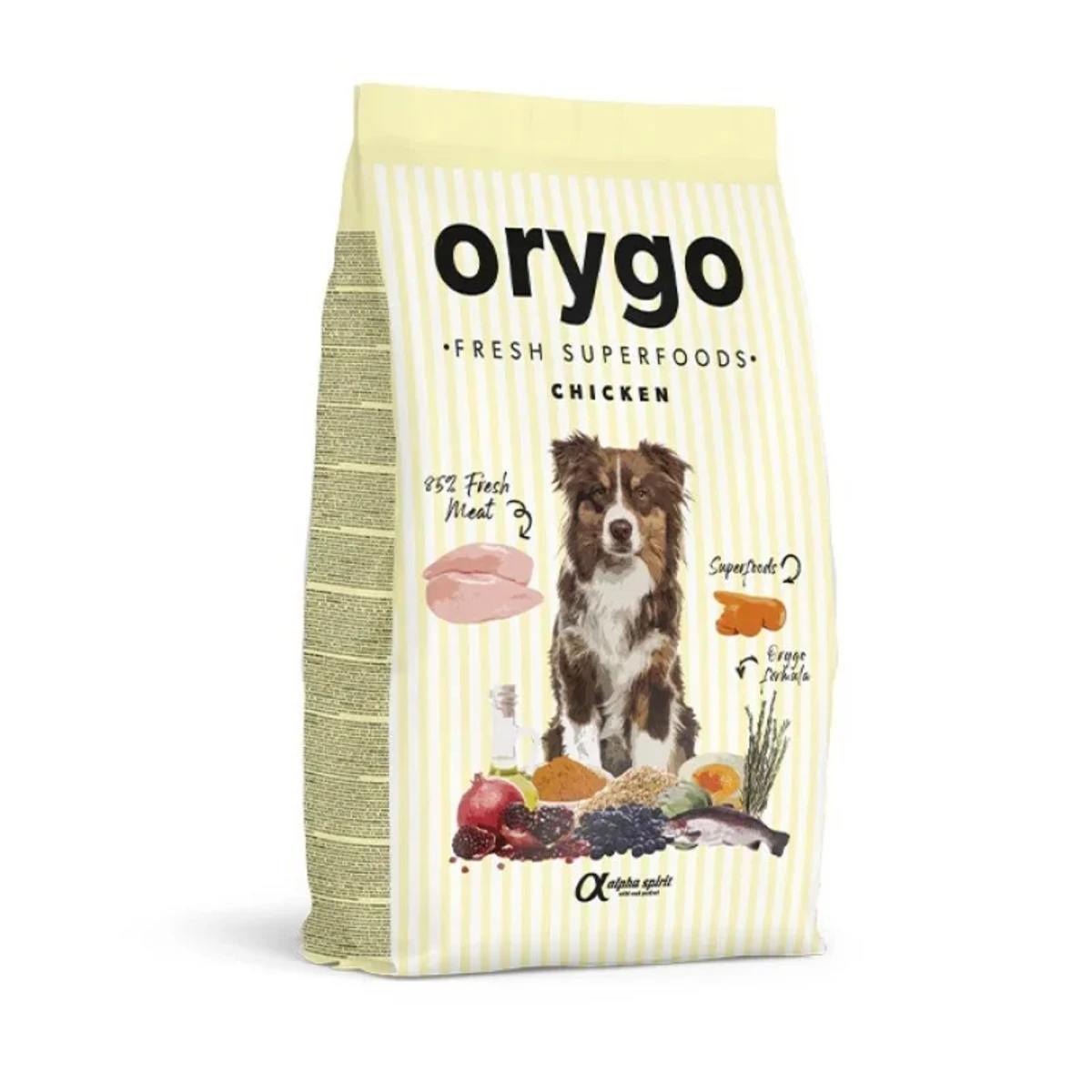 Напіввологий корм для собак Orygo Chicken з куркою