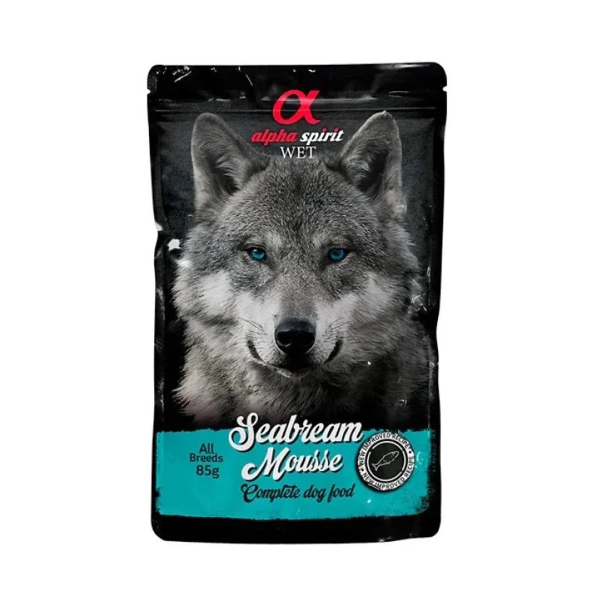 Вологий корм Alpha Spirit Sea Bream Mousse для собак із дорадо