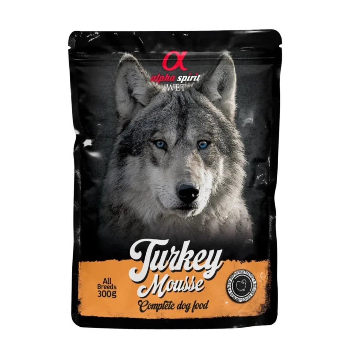 Вологий корм Alpha Spirit Turkey Mousse для собак з індичкою — зображення 1
