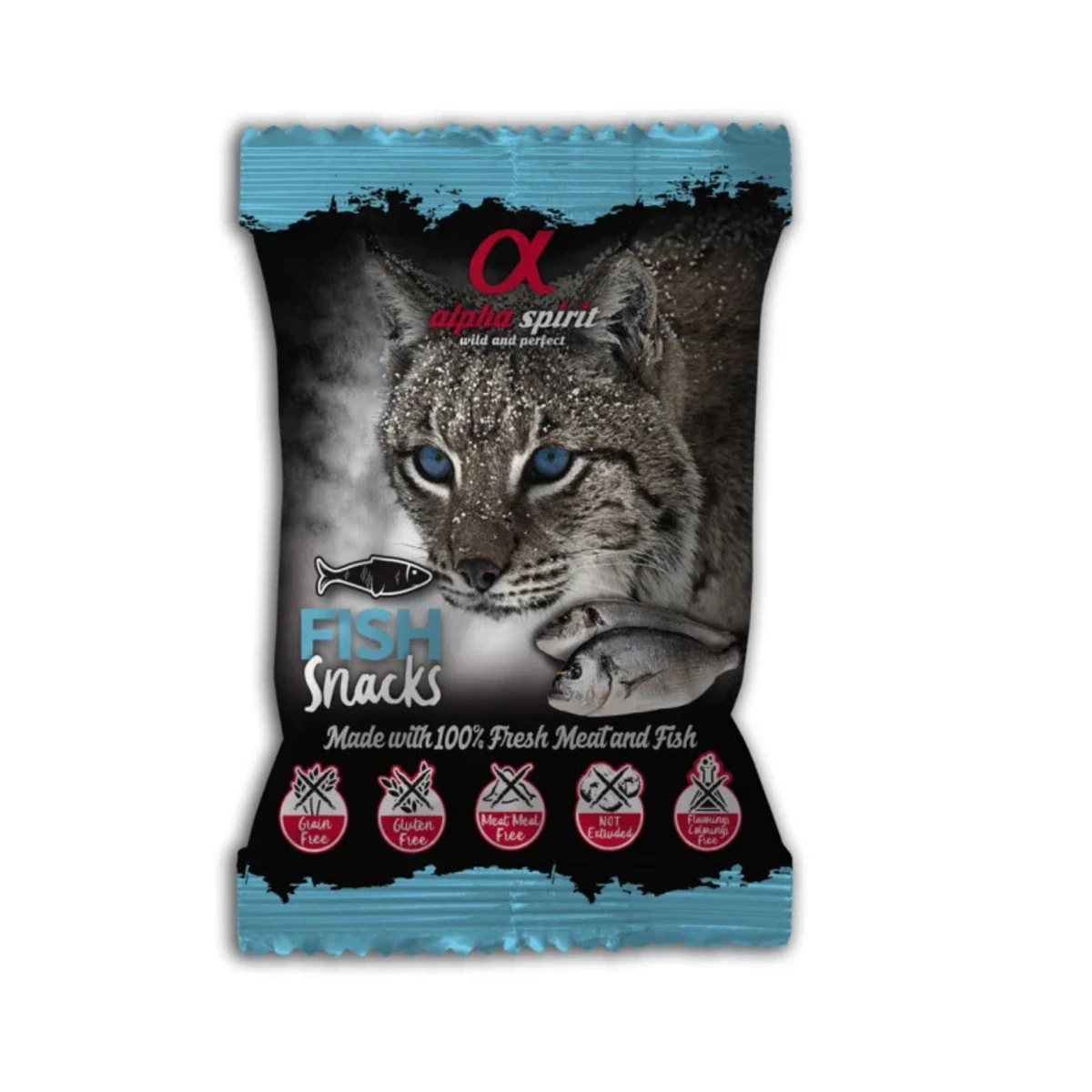 Ласощі для котів Alpha Spirit Fish Snacks for Cats з рибою