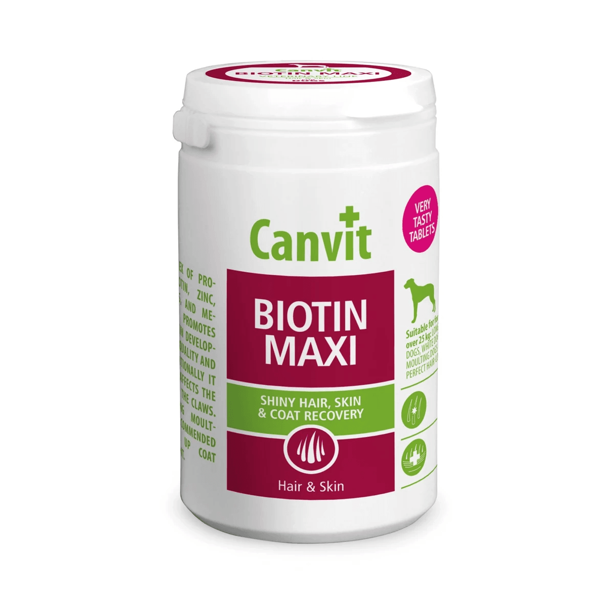 Вітамінний комплекс для собак великих порід Canvit Biotin Maxi для здоров’я шкіри, шерсті та кігтів