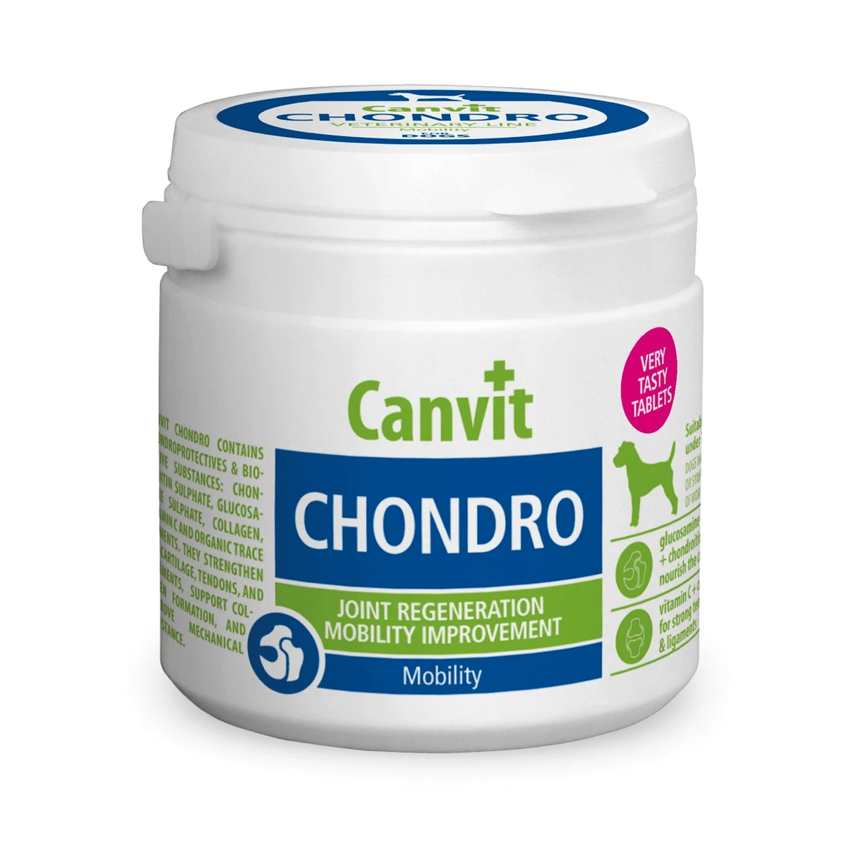 Хондропротектор для собак до 25 кг Canvit Chondro для підтримки здоров’я суглобів, хрящів і кісток