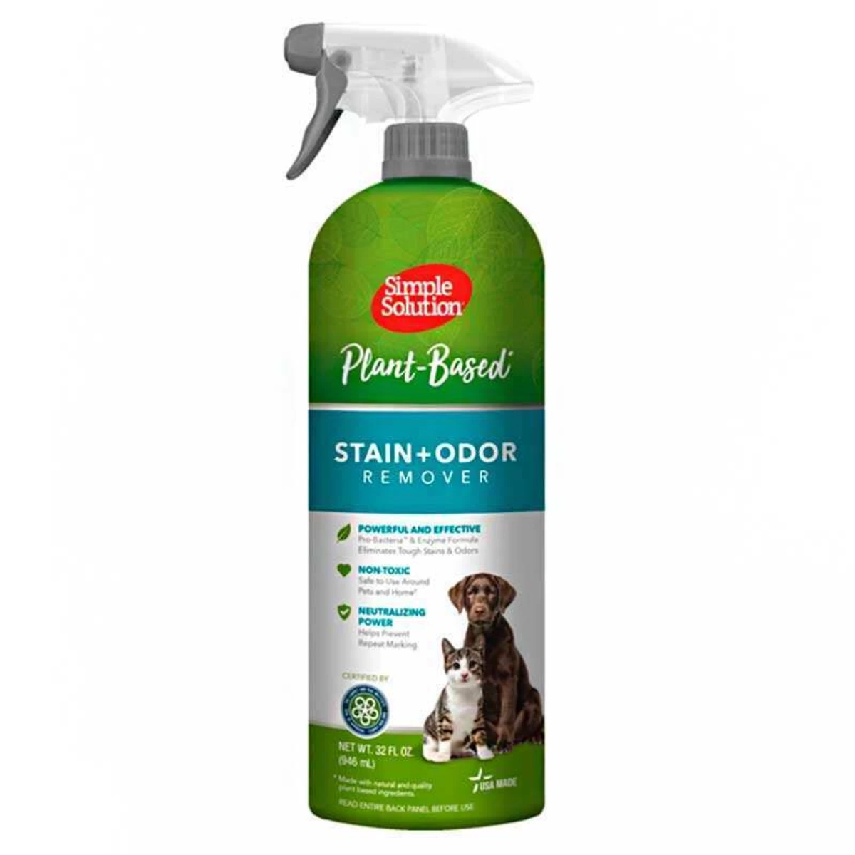 Simple Solution Plant-Based Stain and Odor Remover рослинний нейтралізатор запахів, засіб для видалення плям від домашніх тварин