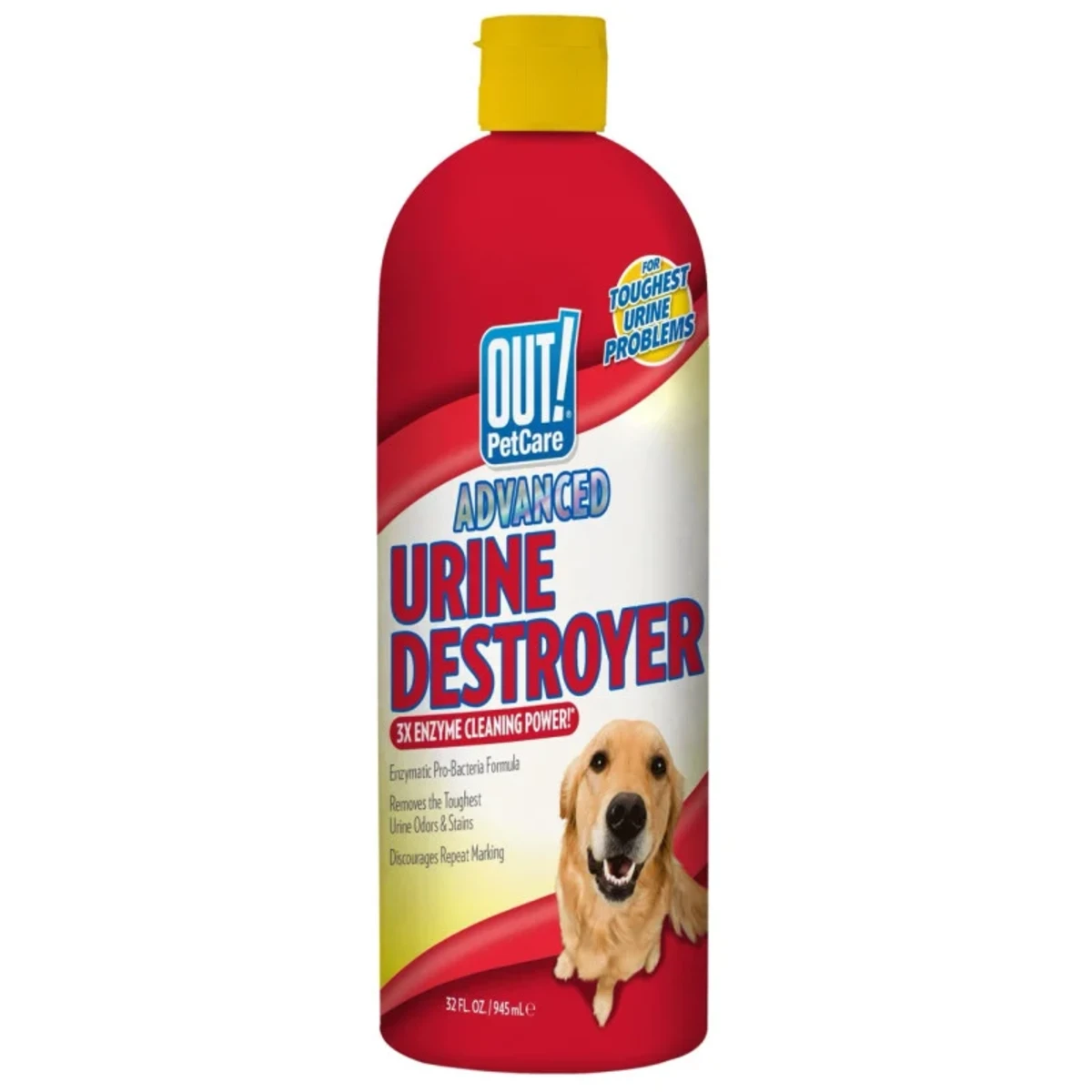Out! Advanced Urine Destroyer нейтралізатор запахів та плям від сечі тварин, 946 мл