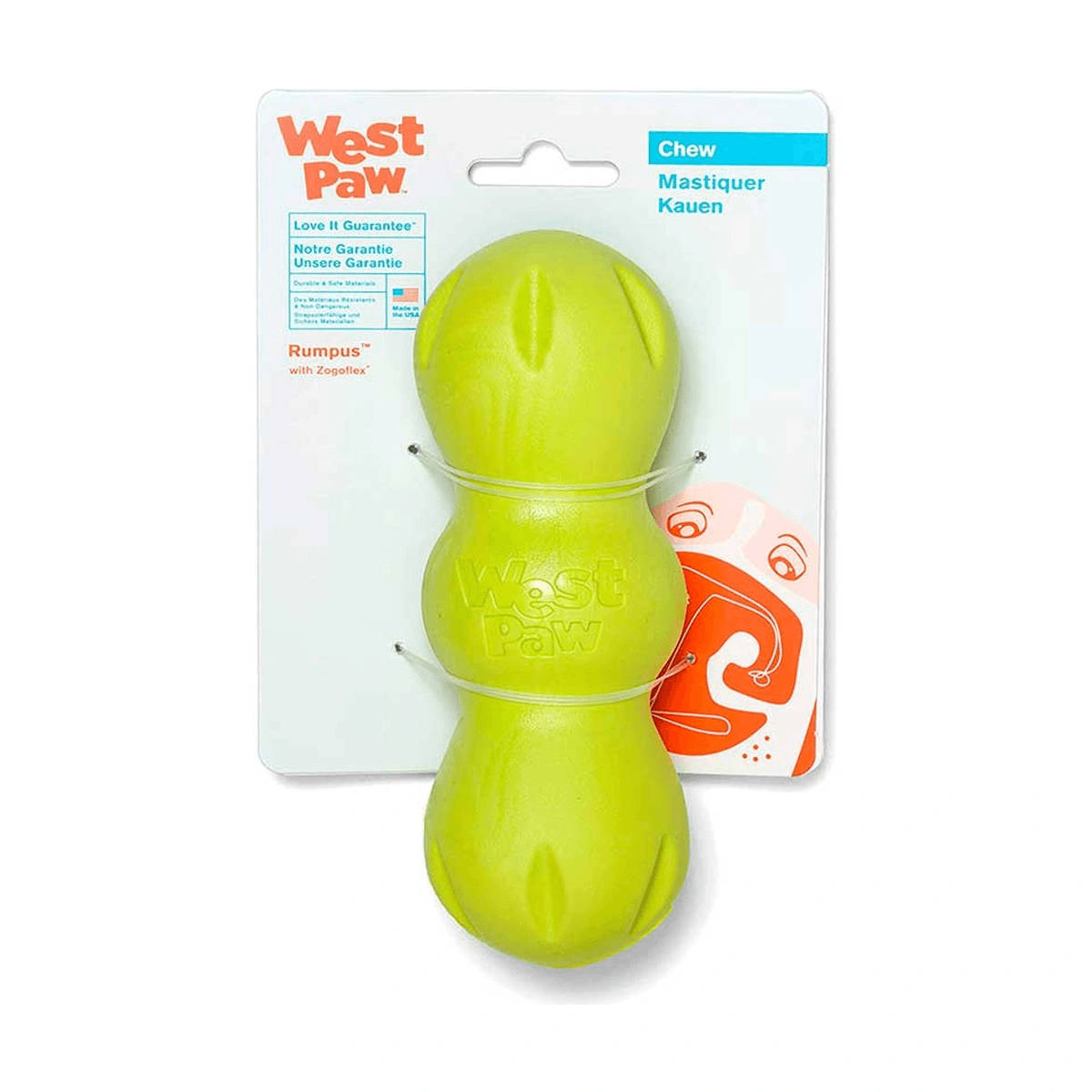 Міцна іграшка для жування для собак West Paw Rumpus Small — зображення 1