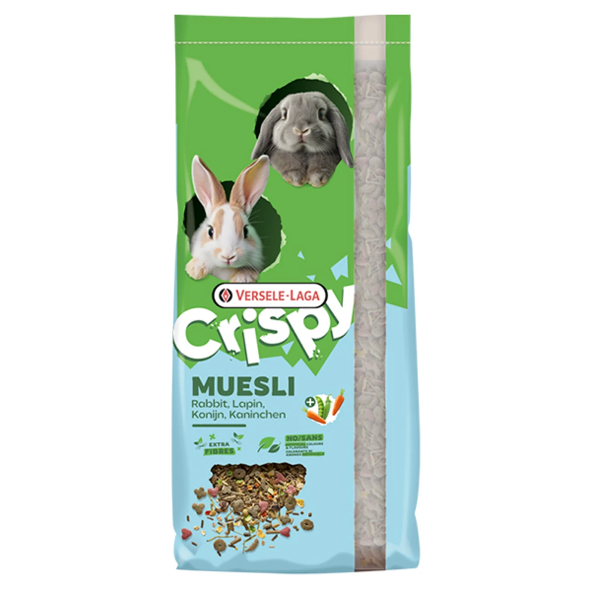 Versele-Laga Crispy Muesli Rabbit ВЕРСЕЛЕ-ЛАГА КРІСПІ МЮСЛІ КРОЛИК мюслі корм для кроликів