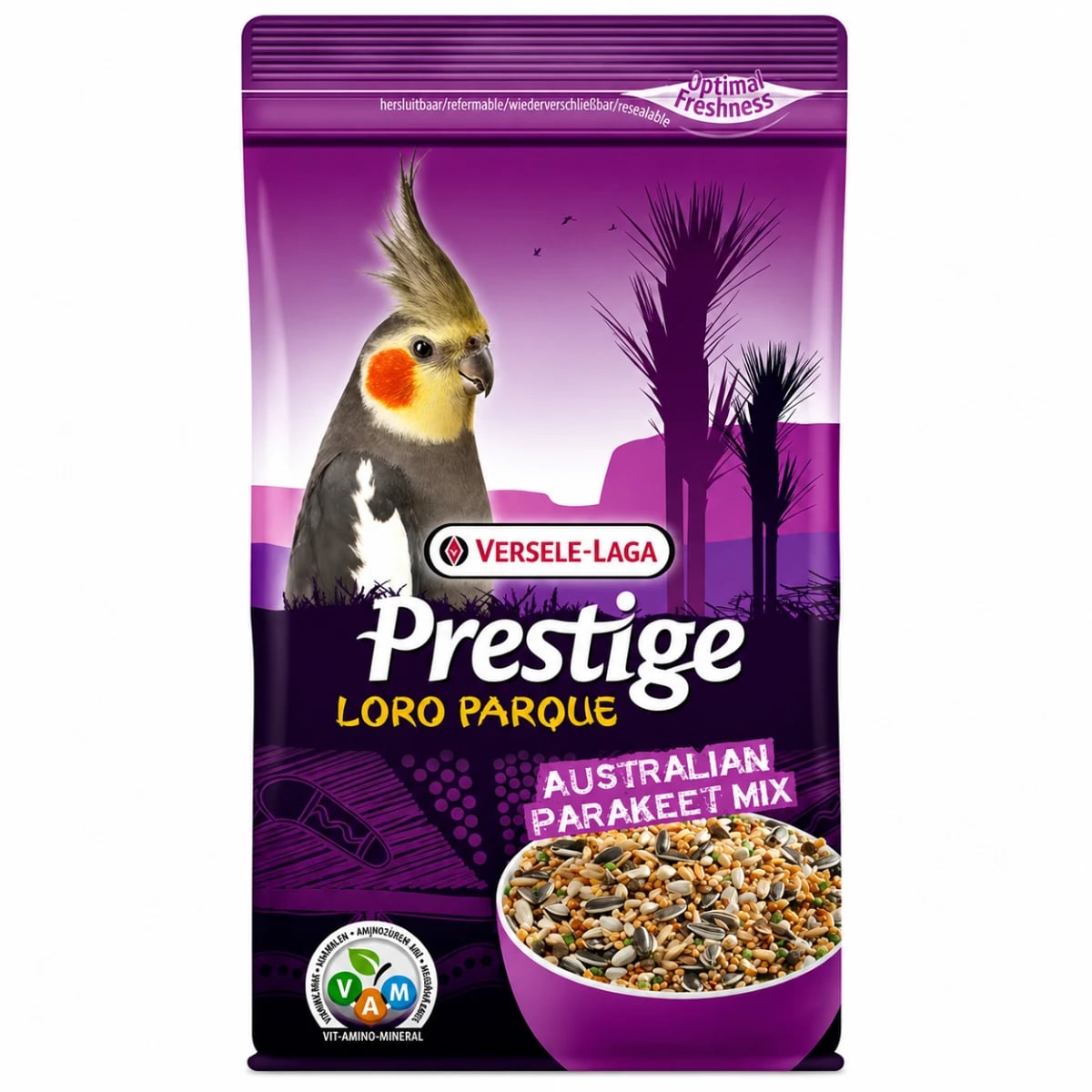 Versele-Laga Prestige Loro Parque Australian Parakeet Mix повнораціонний корм для великих папуг, 1 кг