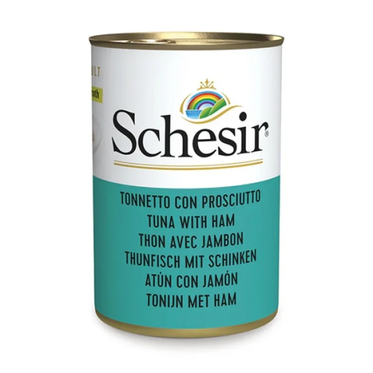 Schesir Tuna Ham вологий корм з тунцем та шинкою для котів
