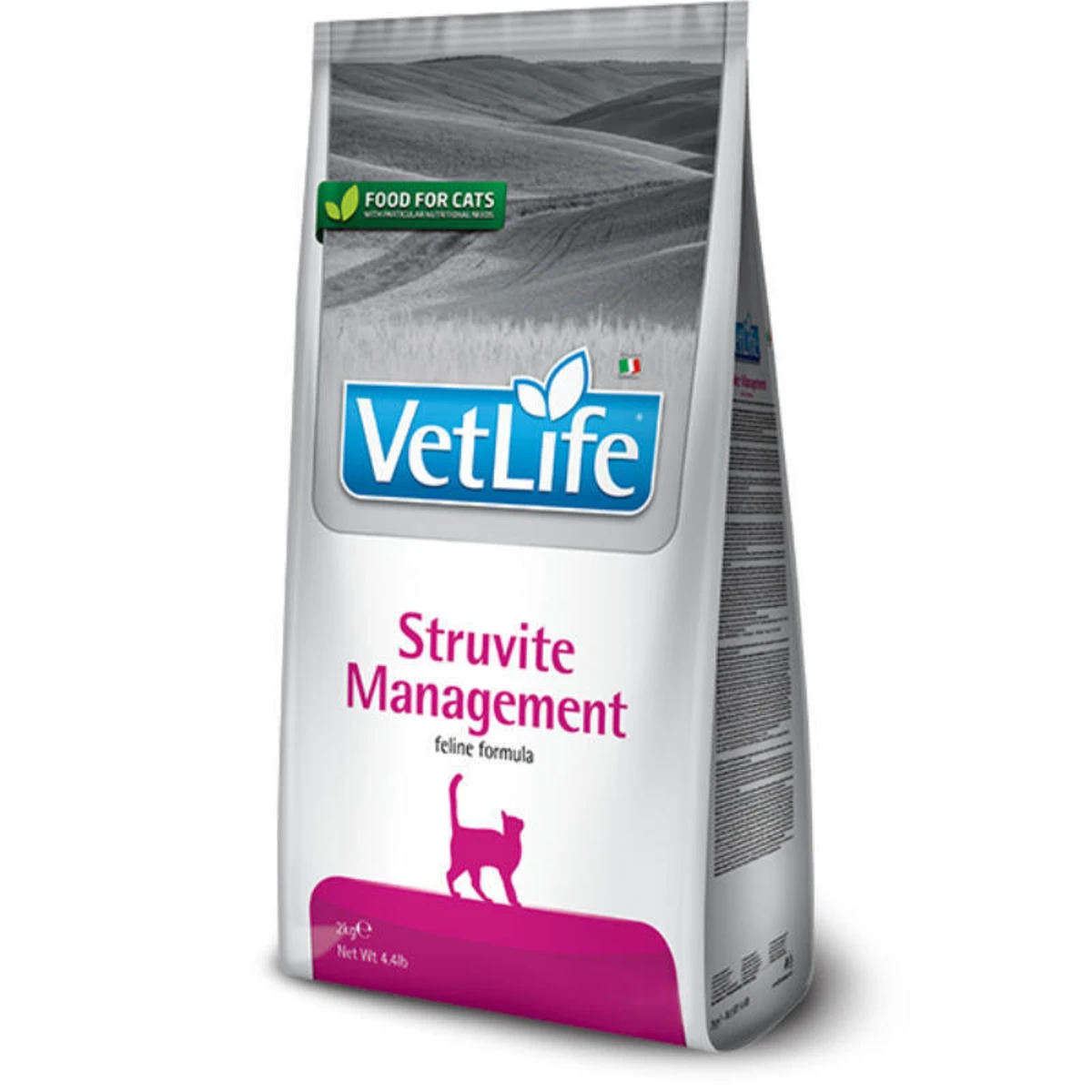 Farmina VetLife Struvite Management сухий корм-дієта з м'ясом птиці для котів при рецидивах струвітних уролітів — зображення 1