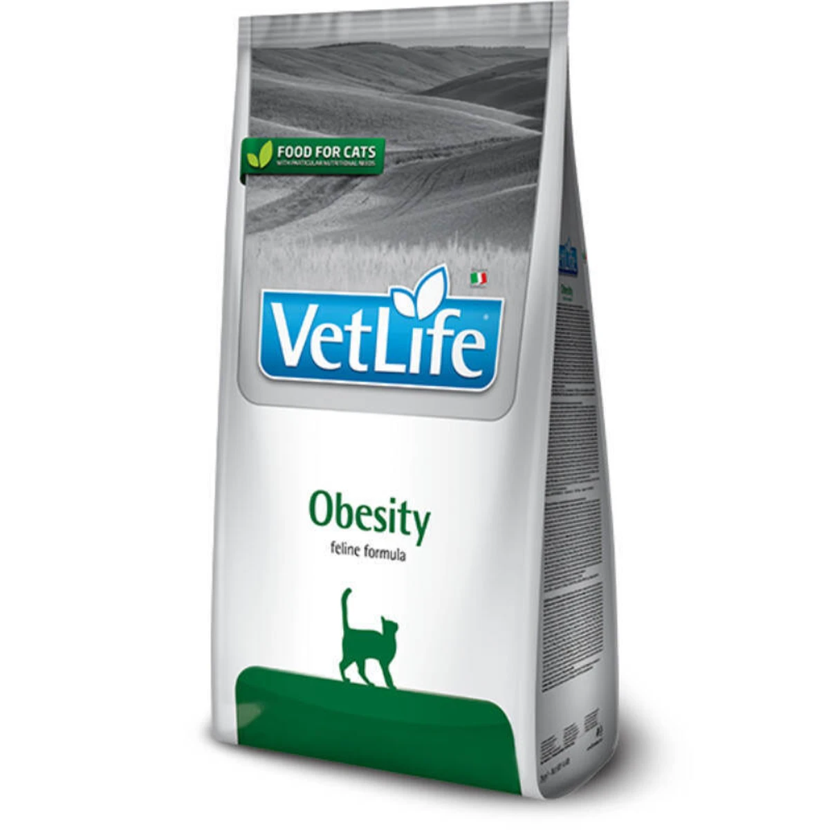 Farmina VetLife Obesity сухий корм-дієта з м'ясом птиці для котів та кішок при ожирінні та надмірній вазі — зображення 1