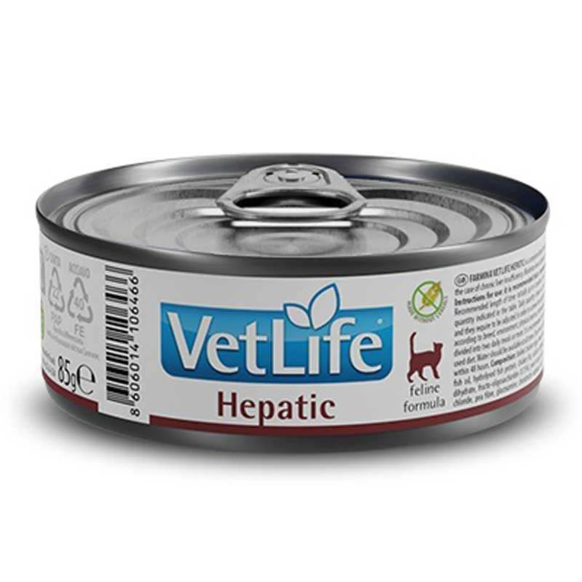Farmina Vet Life Hepatic – Консервований корм-дієта з яйцями, картоплею та куркою для підтримання функції печінки при ХПН у котів — зображення 1