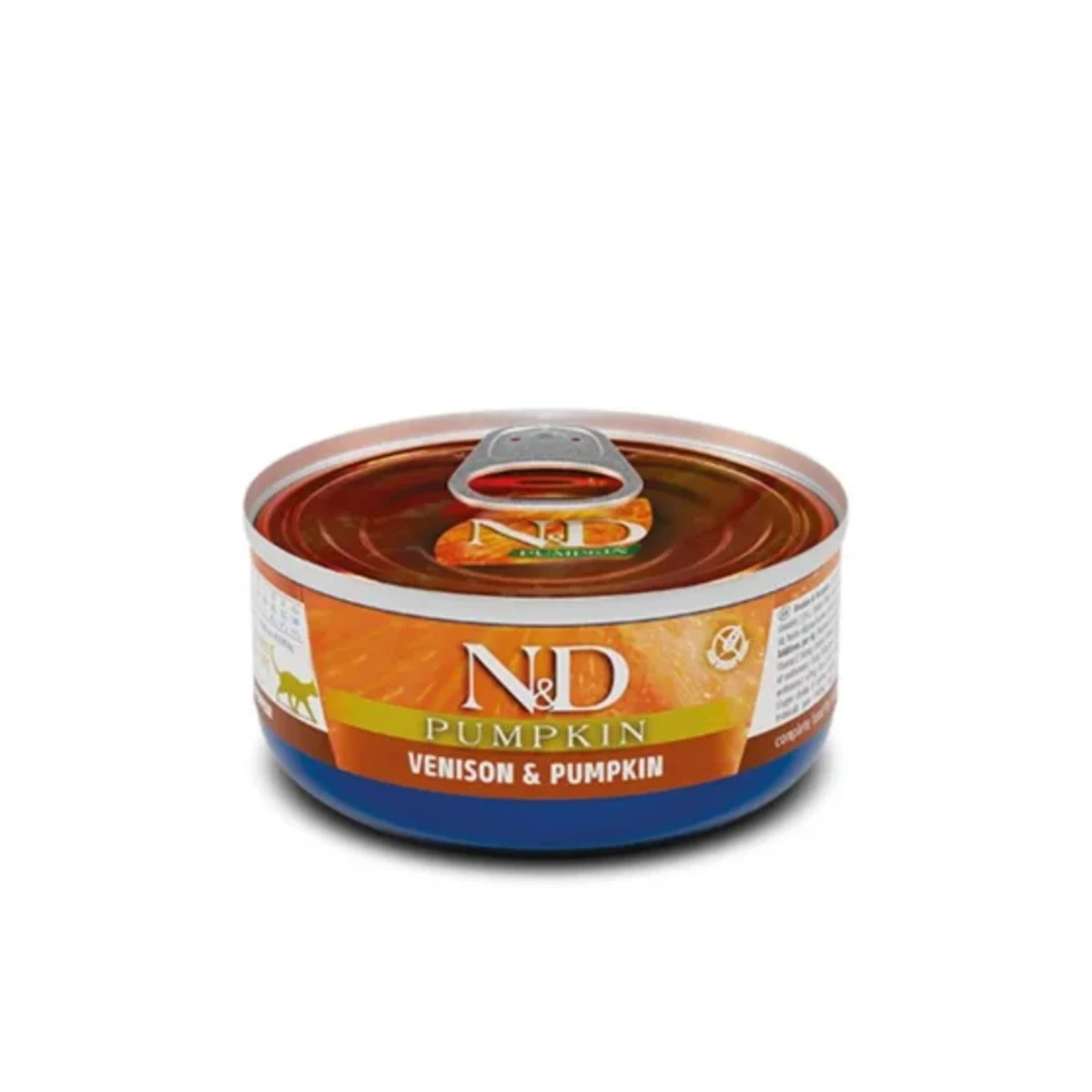 armina N&D Pumpkin Grain Free Adult для дорослих котів, з олениною та гарбузом, 70 г