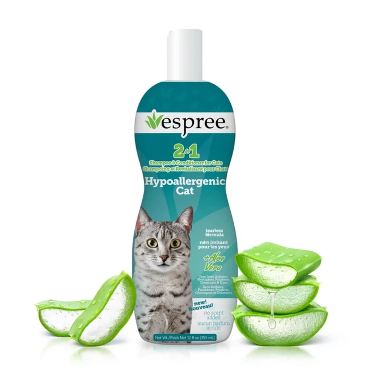 Шампунь-кондиціонер для кішок гіпоалергенний Espree Hypoallergenic Cat Shampoo&Conditioner 2in1