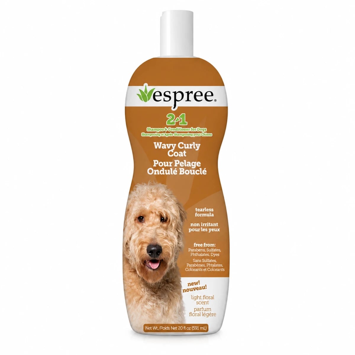 Espree Wavy Curly Coat Dog Shampoo&Conditioner 2in1