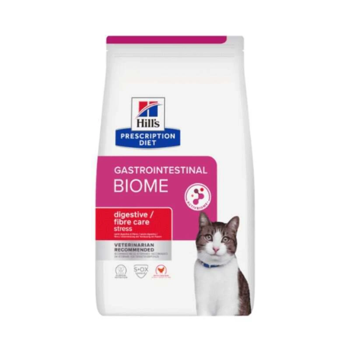 Сухий корм Hill's PD Feline Gastrointestinal Biome Stress для котів з куркою при розладах травлення та при дії стресу — зображення 1