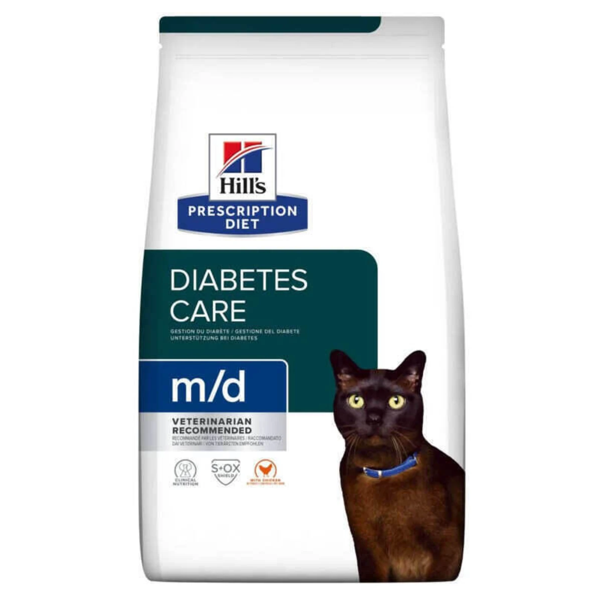 Сухий корм Hill's PD Feline M/D для котів з діабетом