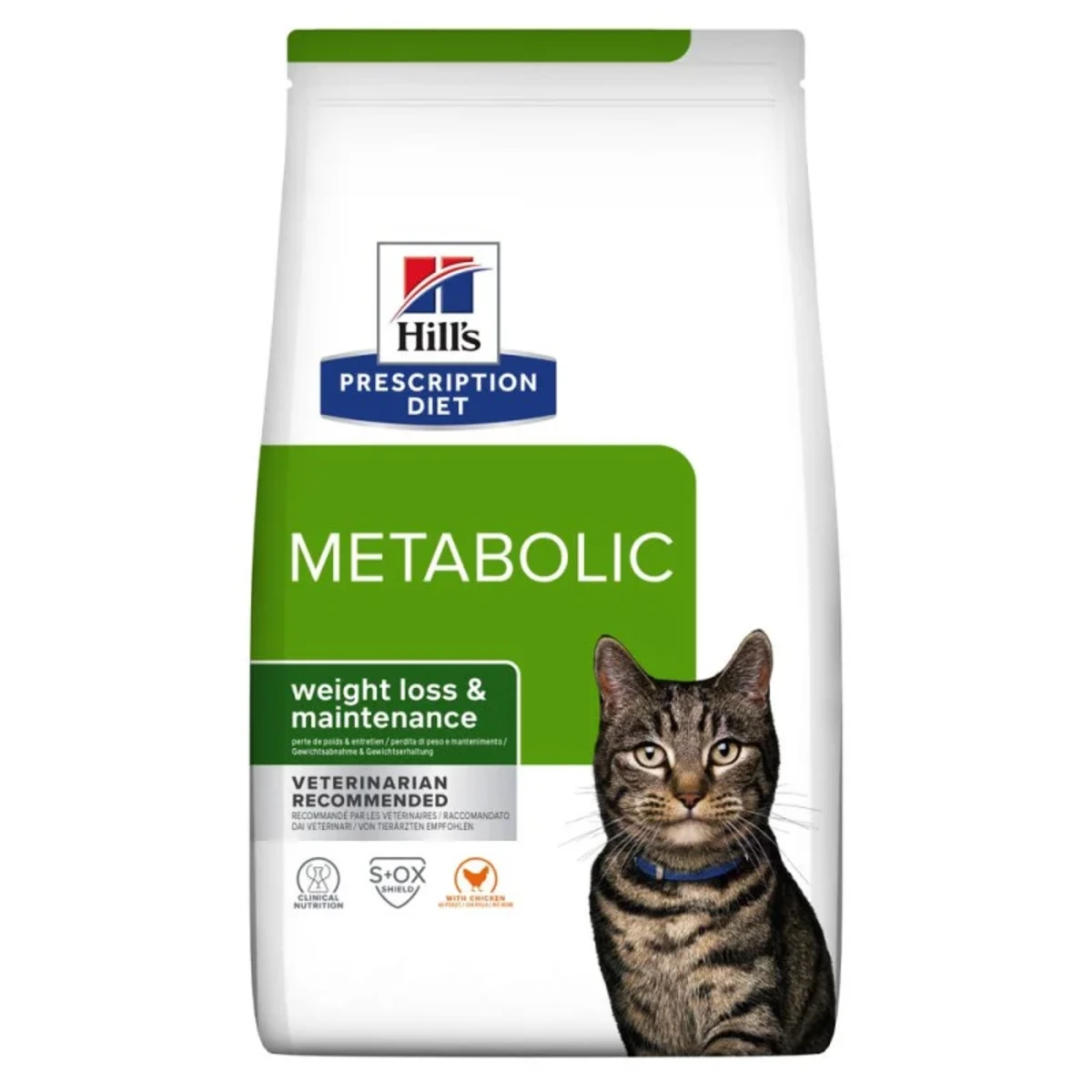 Сухий корм Hill’s PD Feline Metabolic з куркою для контролю та зниження ваги у кішок