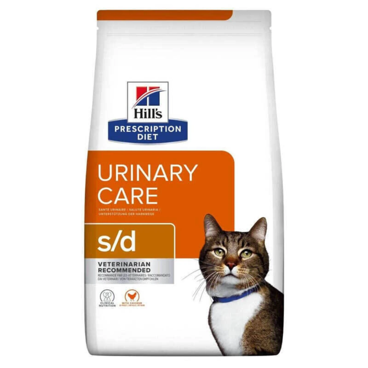 Сухий корм Hill's Prescription Diet s/d Urinary Care з куркою для котів із захворюваннями сечовивідних шляхів — зображення 1