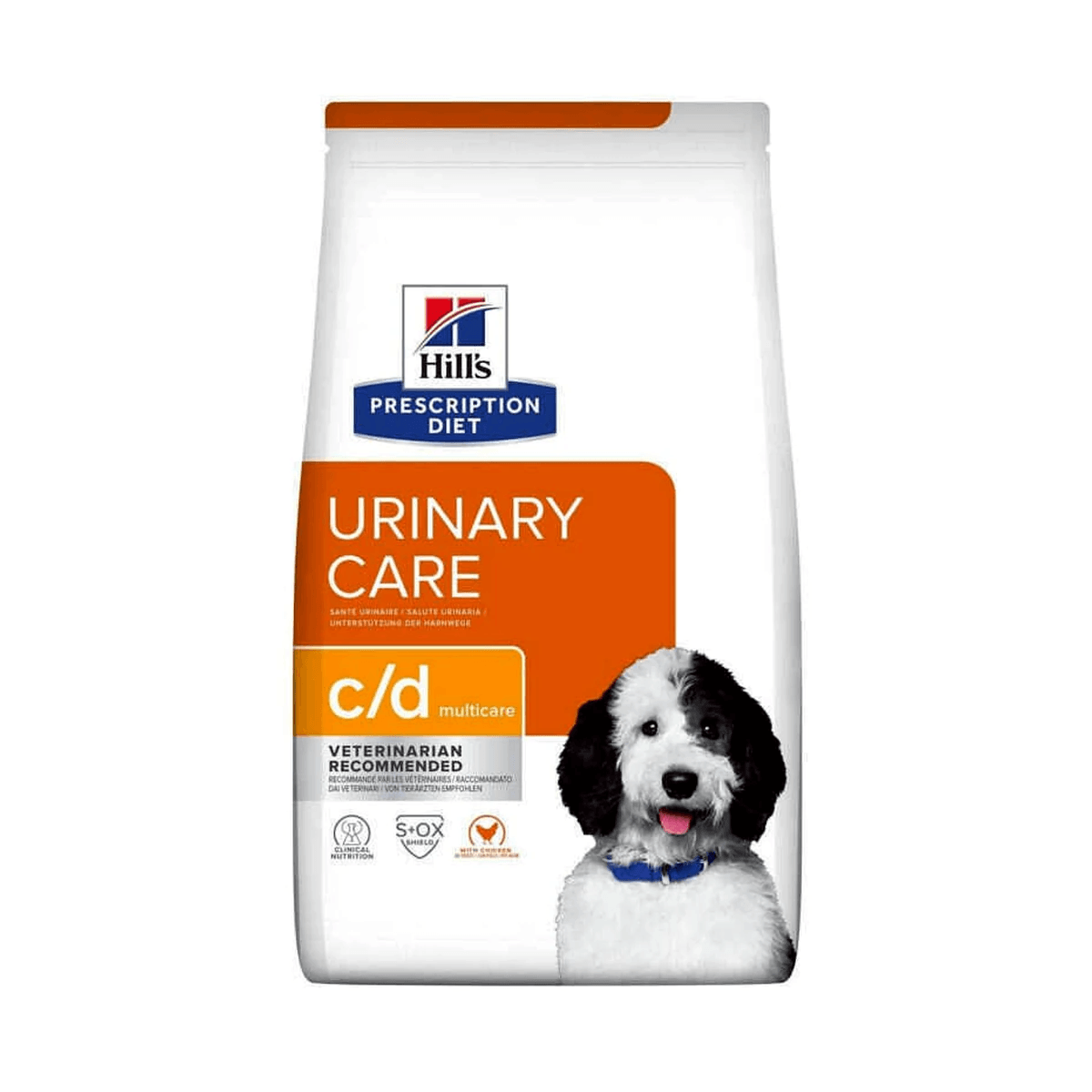 Дієтичний корм для собак Hill’s Prescription Diet c/d Multicare Urinary Care з куркою для підтримки здоров’я сечовивідних шляхів