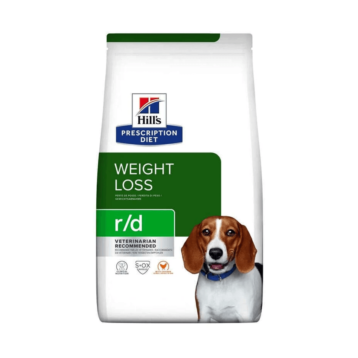 Дієтичний корм для собак Hill’s Prescription Diet r/d Weight Loss з куркою для ефективного зниження ваги при ожирінні — зображення 1