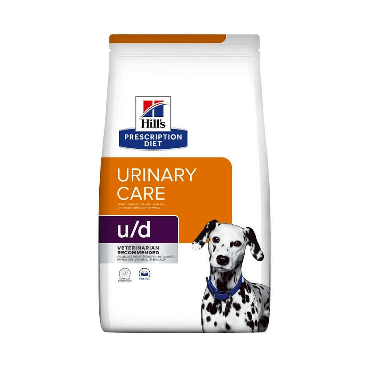 Дієтичний корм для собак Hill’s Prescription Diet u/d Urinary Care для підтримки здоров’я сечовивідних шляхів, нирок та профілактики уратних і цистинових уролітів — зображення 1