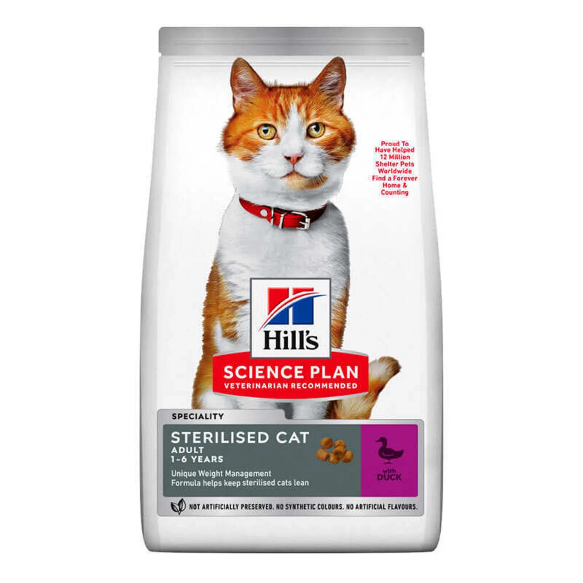 Сухий корм Hill's SP Adult Sterilised Cat Duck з качкою для стерилізованих котів