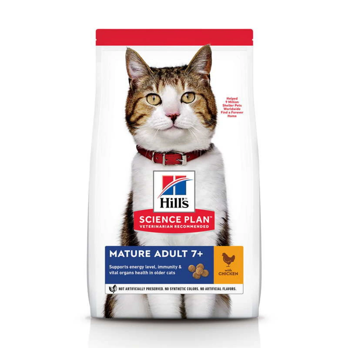 Сухий корм Hill's SP Feline Mature Adult 7+ з куркою для старіючих котів