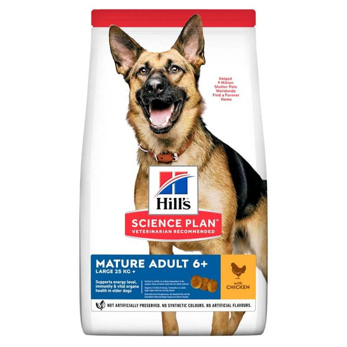 Hill's Science Plan Mature Adult 6+ Large Breed with Chicken для собак великих порід старше 6 років з куркою